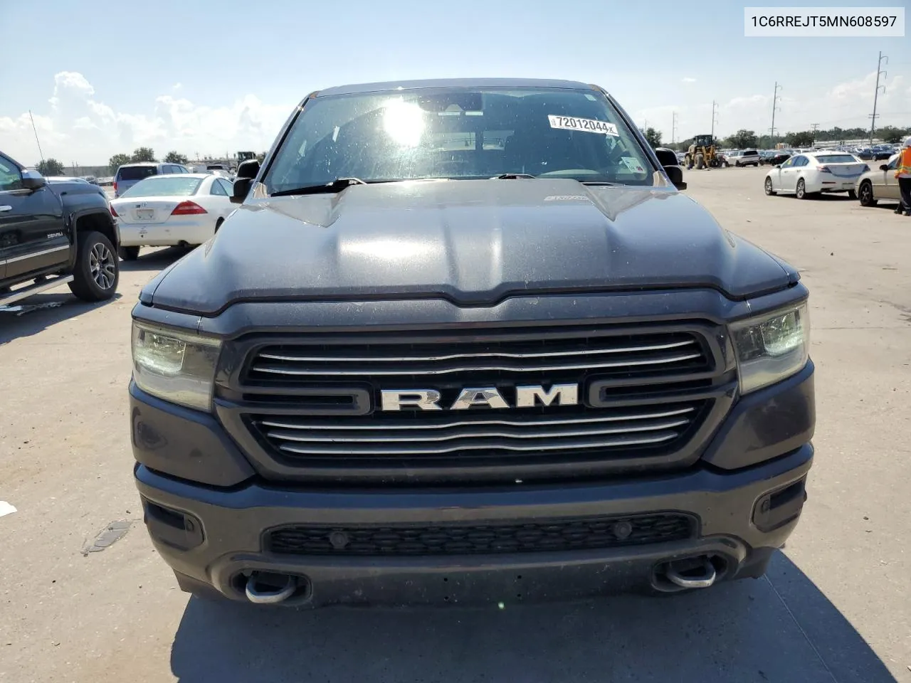 2021 Ram 1500 Laramie VIN: 1C6RREJT5MN608597 Lot: 72012044