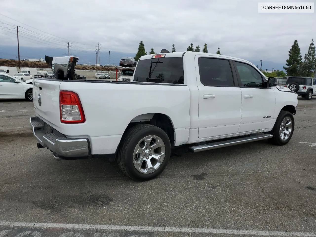 2021 Ram 1500 Big Horn/Lone Star VIN: 1C6RREFT8MN661660 Lot: 72024044