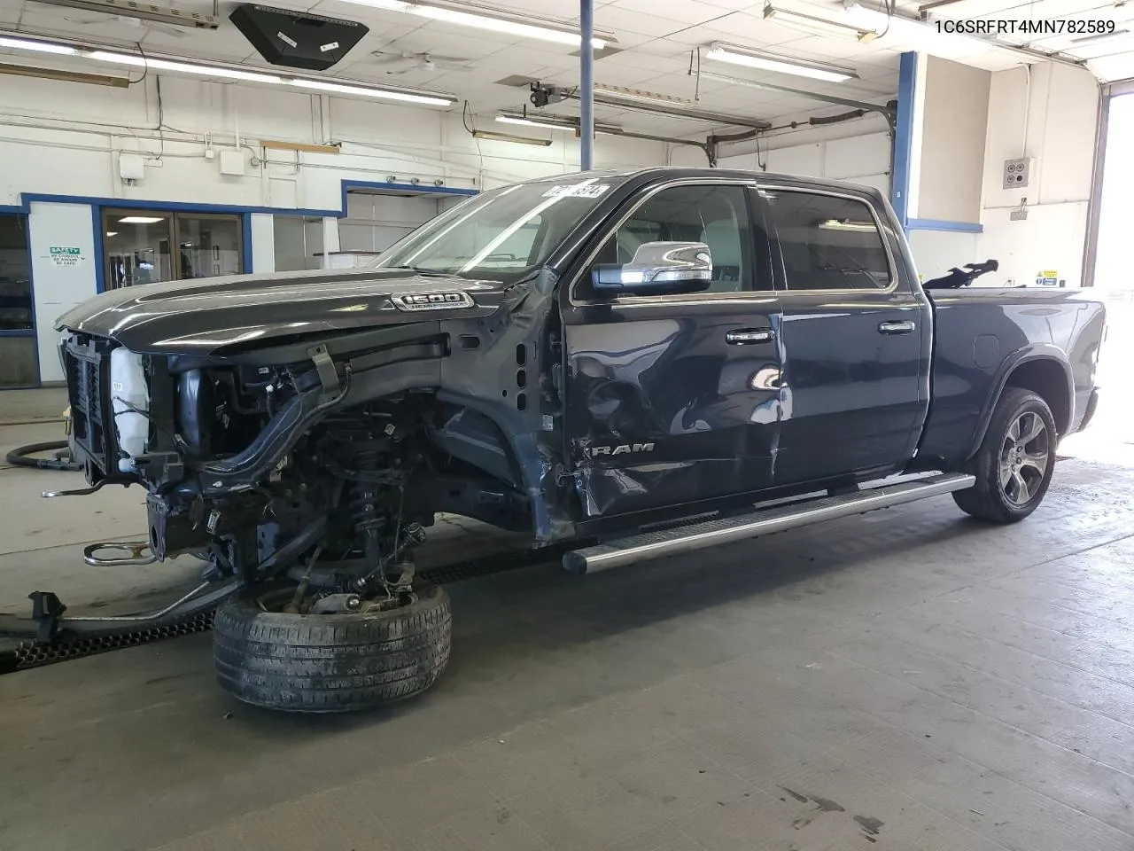 2021 Ram 1500 Laramie VIN: 1C6SRFRT4MN782589 Lot: 72165574