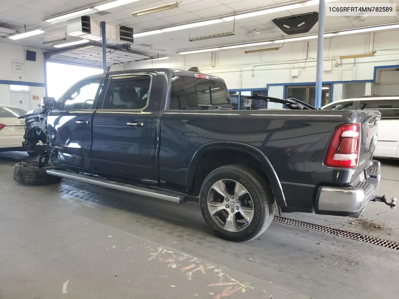 2021 Ram 1500 Laramie VIN: 1C6SRFRT4MN782589 Lot: 72165574