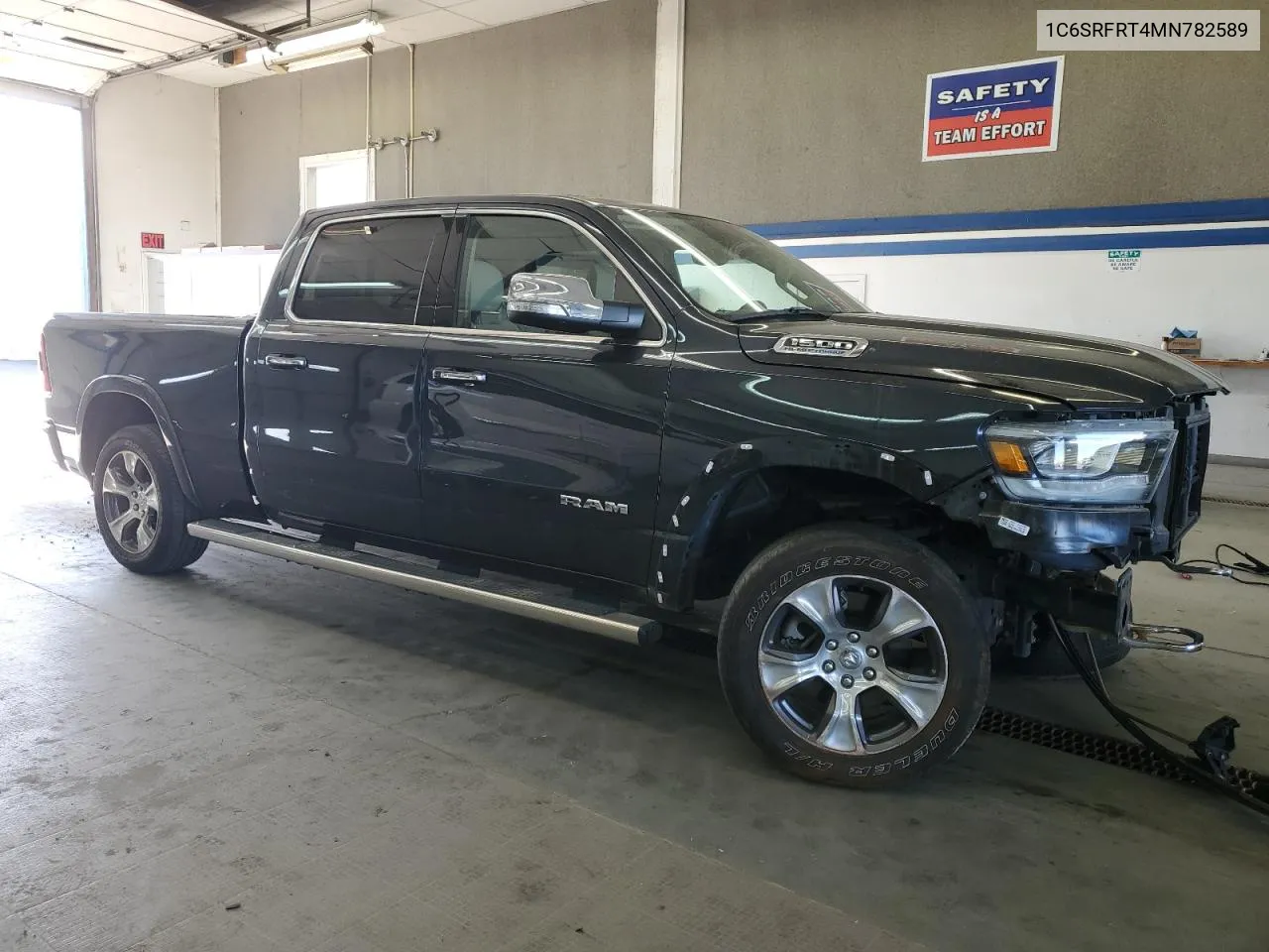 2021 Ram 1500 Laramie VIN: 1C6SRFRT4MN782589 Lot: 72165574