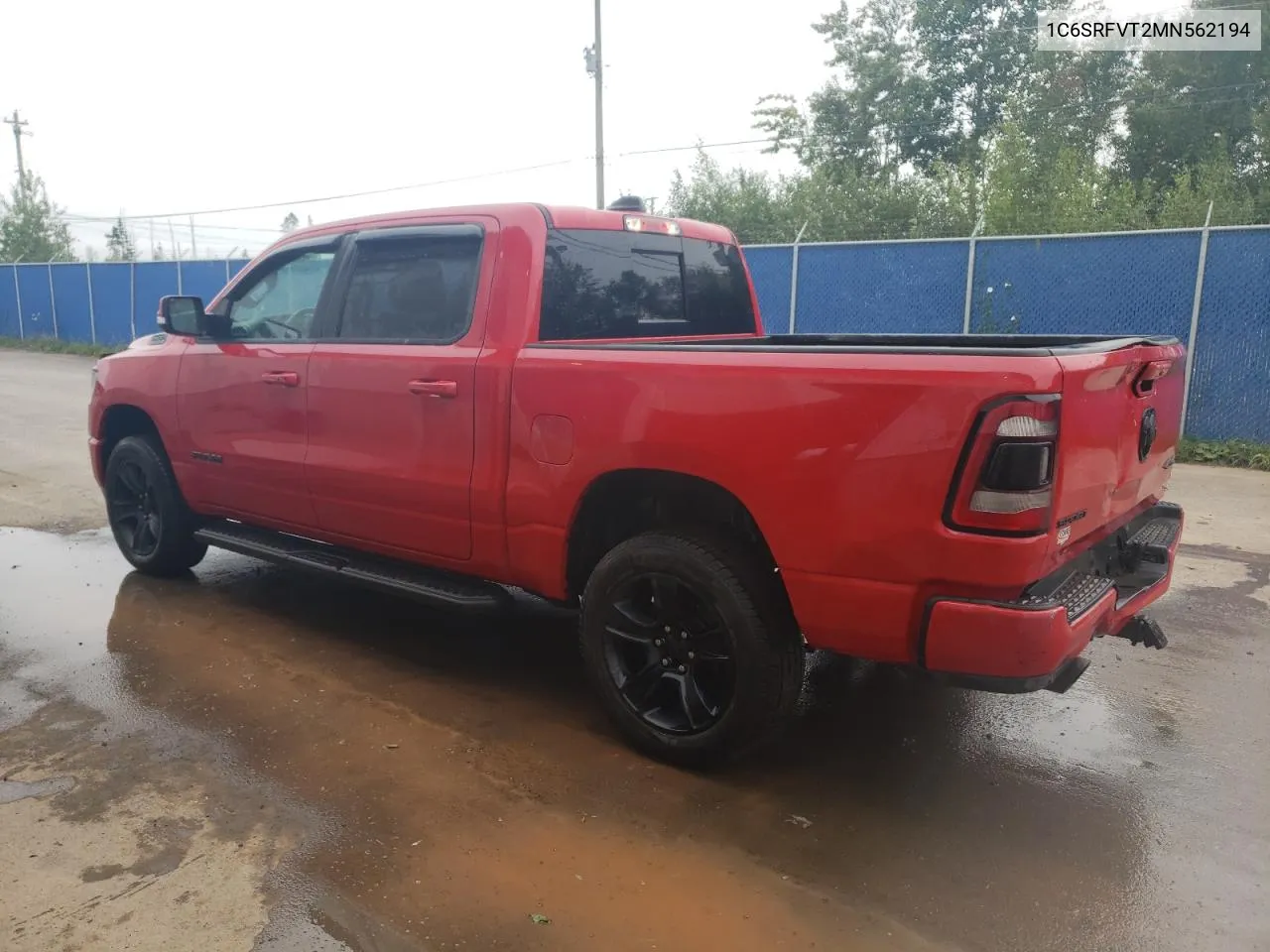 2021 Ram 1500 Sport VIN: 1C6SRFVT2MN562194 Lot: 72415404