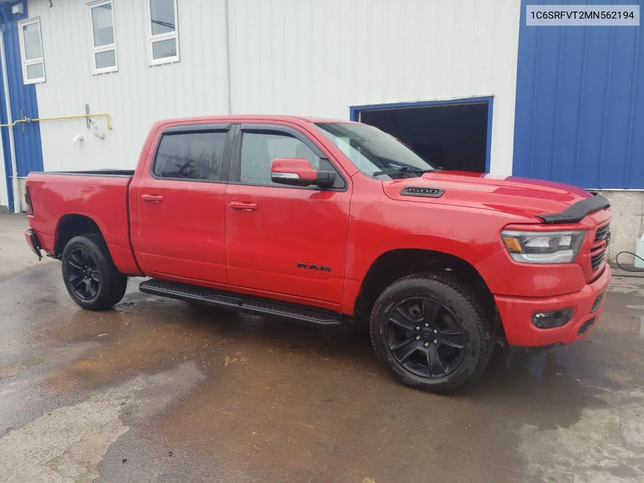 2021 Ram 1500 Sport VIN: 1C6SRFVT2MN562194 Lot: 72415404