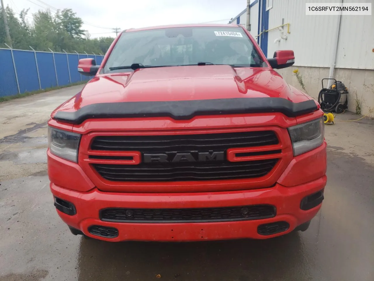 2021 Ram 1500 Sport VIN: 1C6SRFVT2MN562194 Lot: 72415404