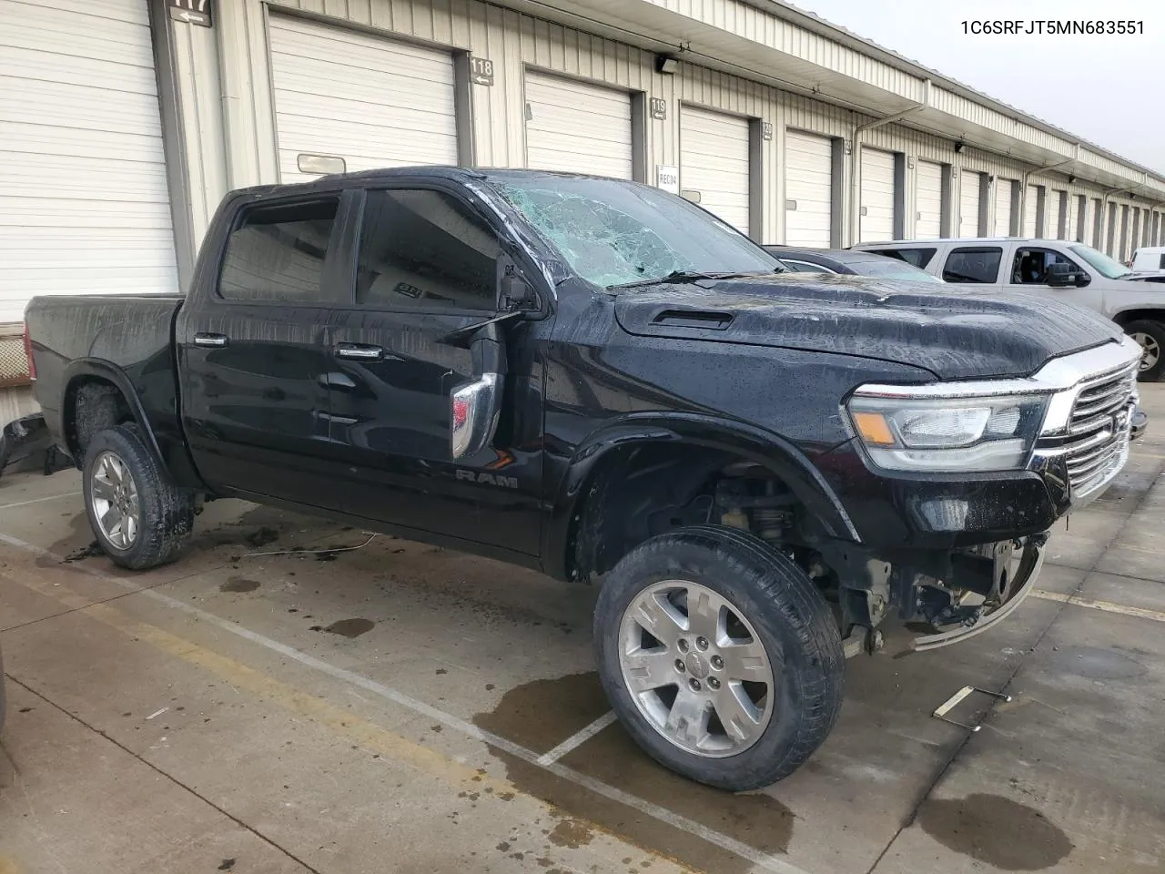 2021 Ram 1500 Laramie VIN: 1C6SRFJT5MN683551 Lot: 72694764