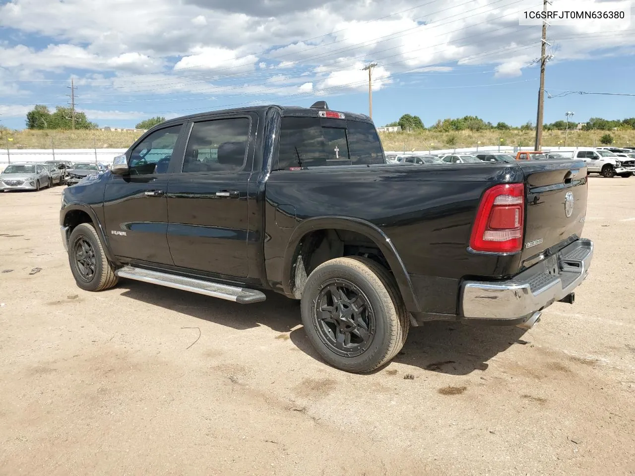 2021 Ram 1500 Laramie VIN: 1C6SRFJT0MN636380 Lot: 73106434