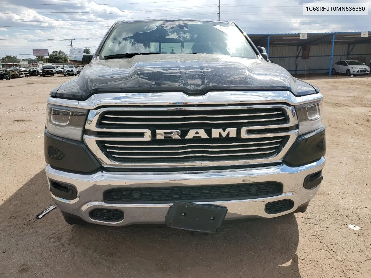 2021 Ram 1500 Laramie VIN: 1C6SRFJT0MN636380 Lot: 73106434