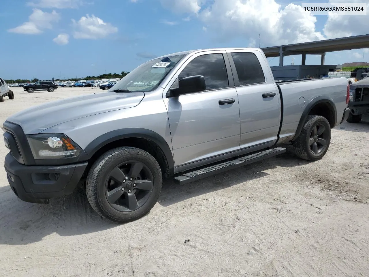 2021 Ram 1500 Classic Slt VIN: 1C6RR6GGXMS551024 Lot: 73206714