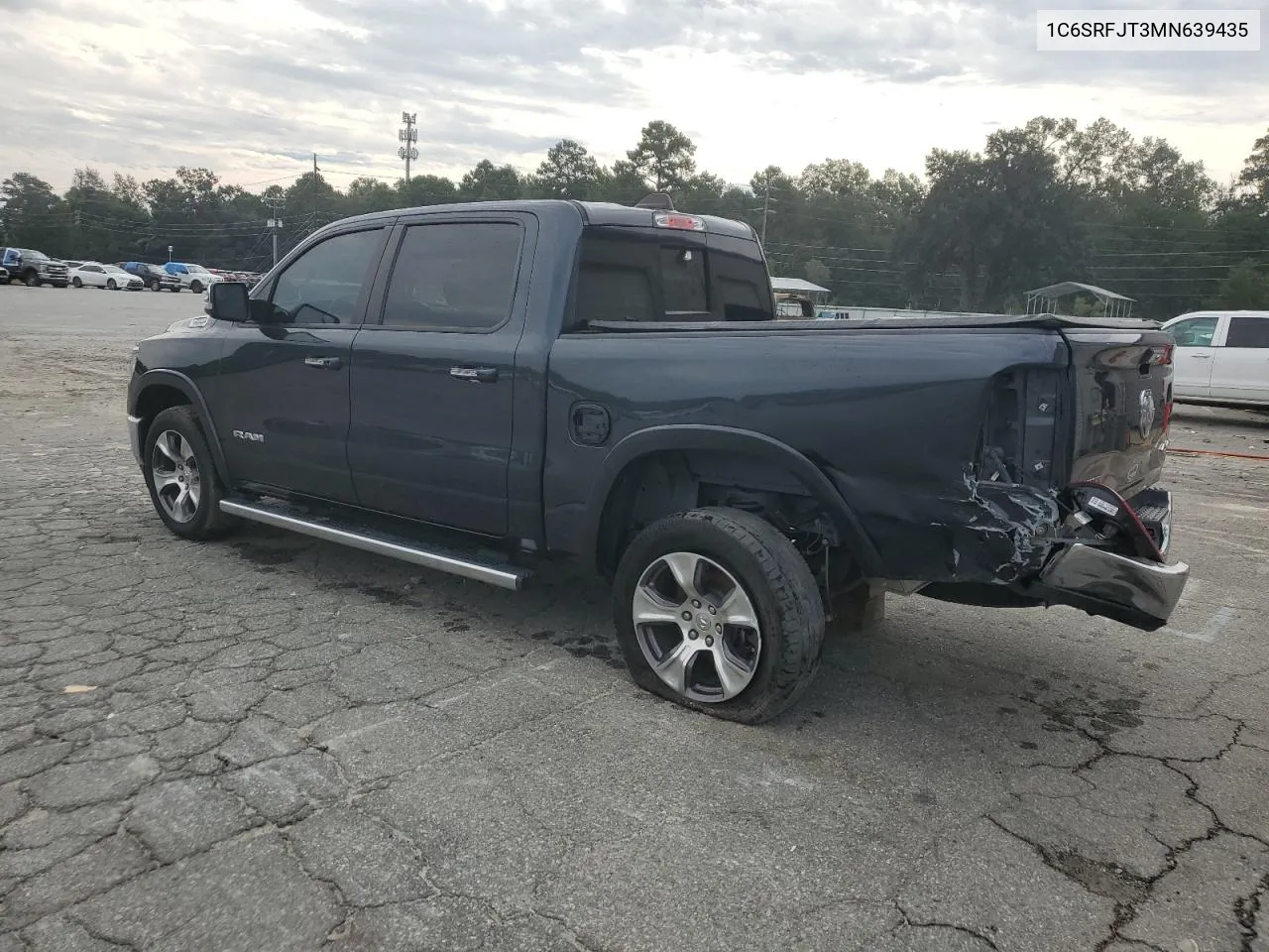 2021 Ram 1500 Laramie VIN: 1C6SRFJT3MN639435 Lot: 73447444