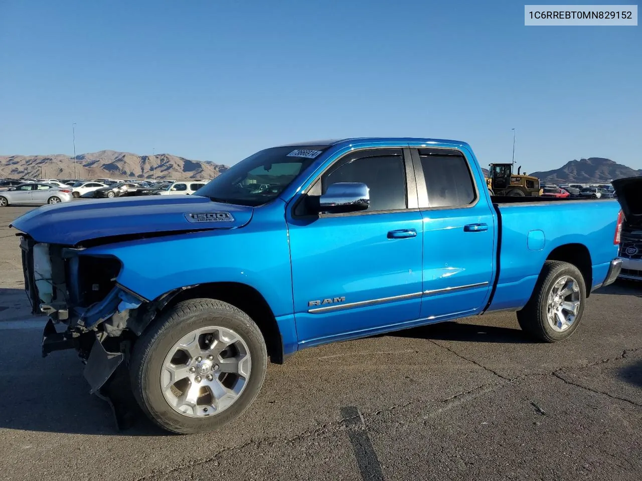 2021 Ram 1500 Big Horn/Lone Star VIN: 1C6RREBT0MN829152 Lot: 73666914