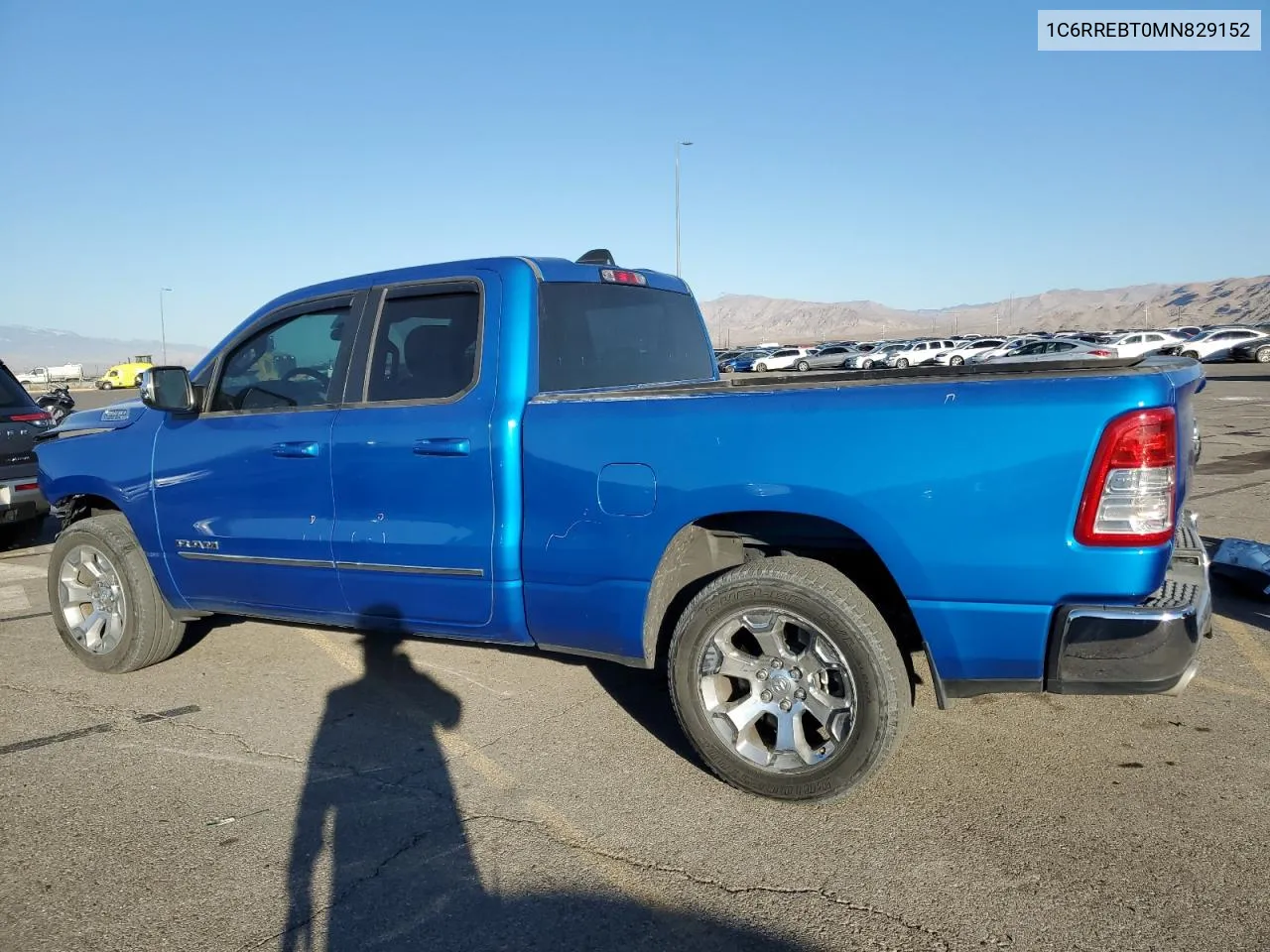 2021 Ram 1500 Big Horn/Lone Star VIN: 1C6RREBT0MN829152 Lot: 73666914