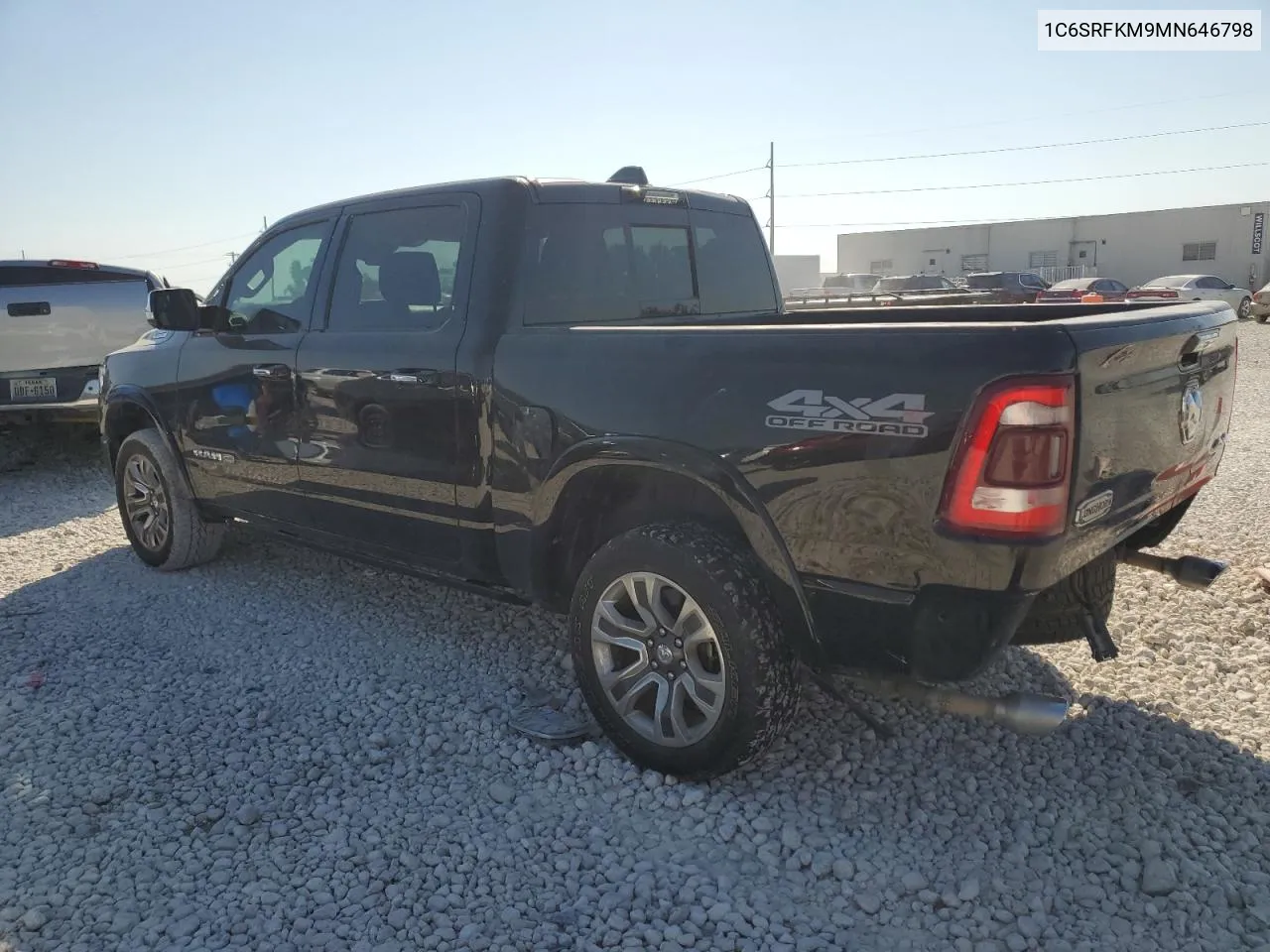 2021 Ram 1500 Longhorn VIN: 1C6SRFKM9MN646798 Lot: 73694664