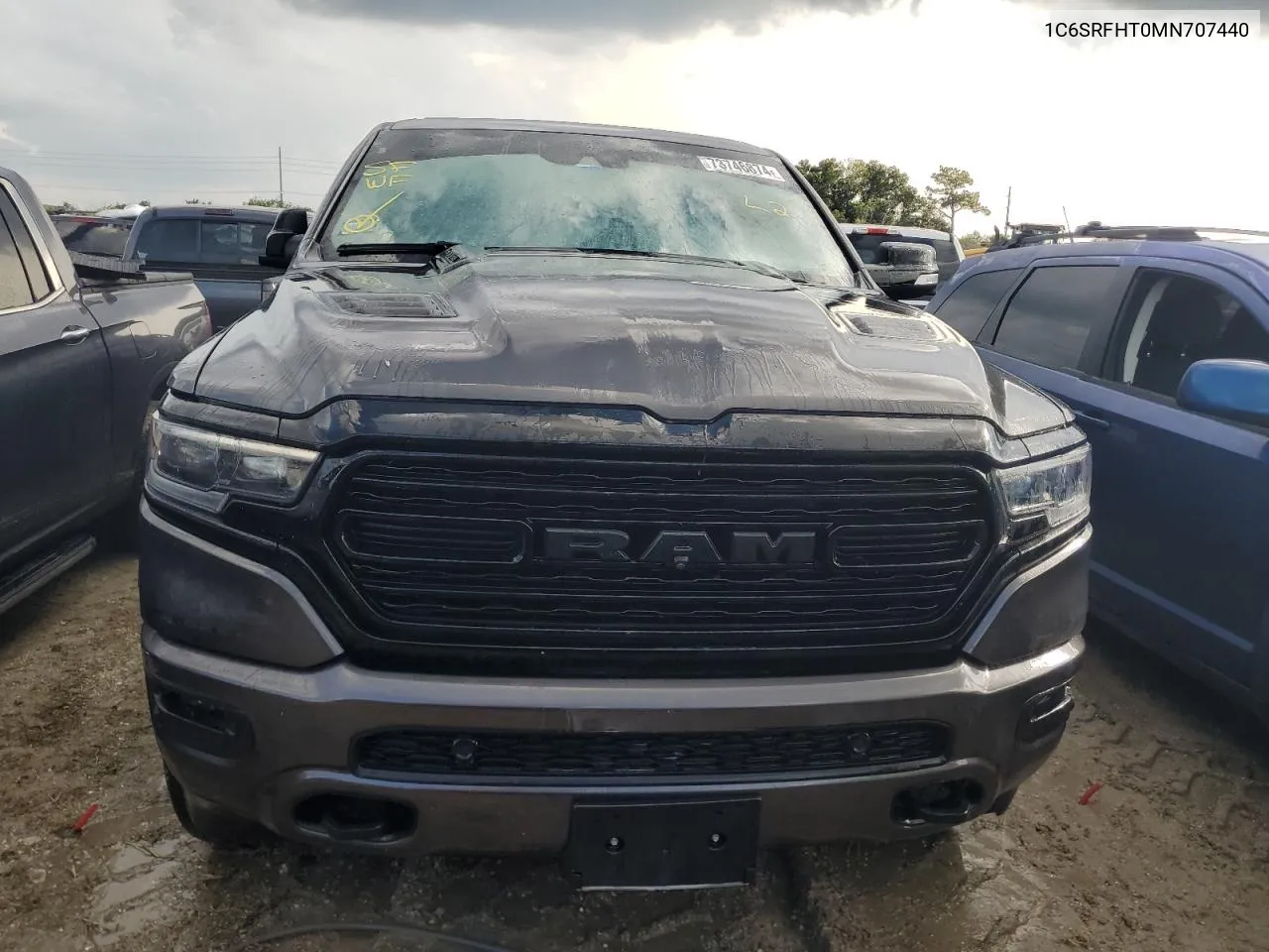 2021 Ram 1500 Limited VIN: 1C6SRFHT0MN707440 Lot: 73746874