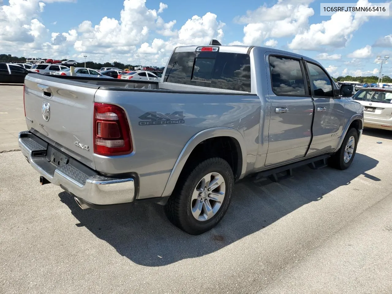 2021 Ram 1500 Laramie VIN: 1C6SRFJT8MN665416 Lot: 73767644