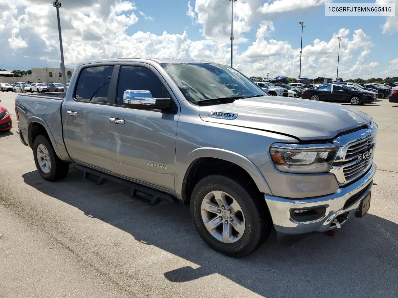 2021 Ram 1500 Laramie VIN: 1C6SRFJT8MN665416 Lot: 73767644