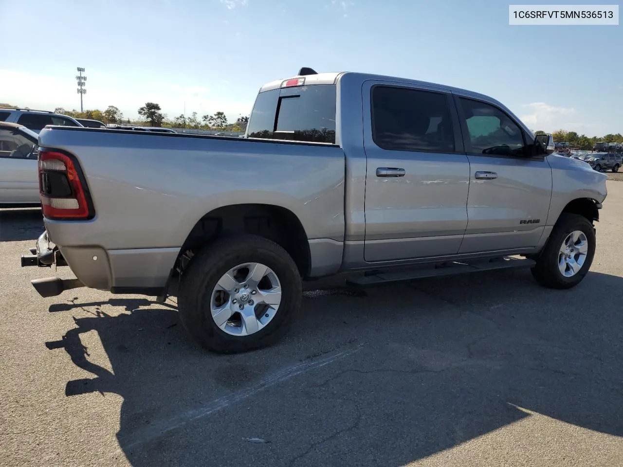 2021 Ram 1500 Sport VIN: 1C6SRFVT5MN536513 Lot: 73774854