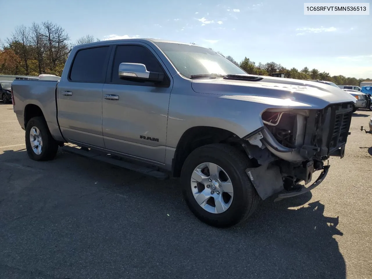 2021 Ram 1500 Sport VIN: 1C6SRFVT5MN536513 Lot: 73774854