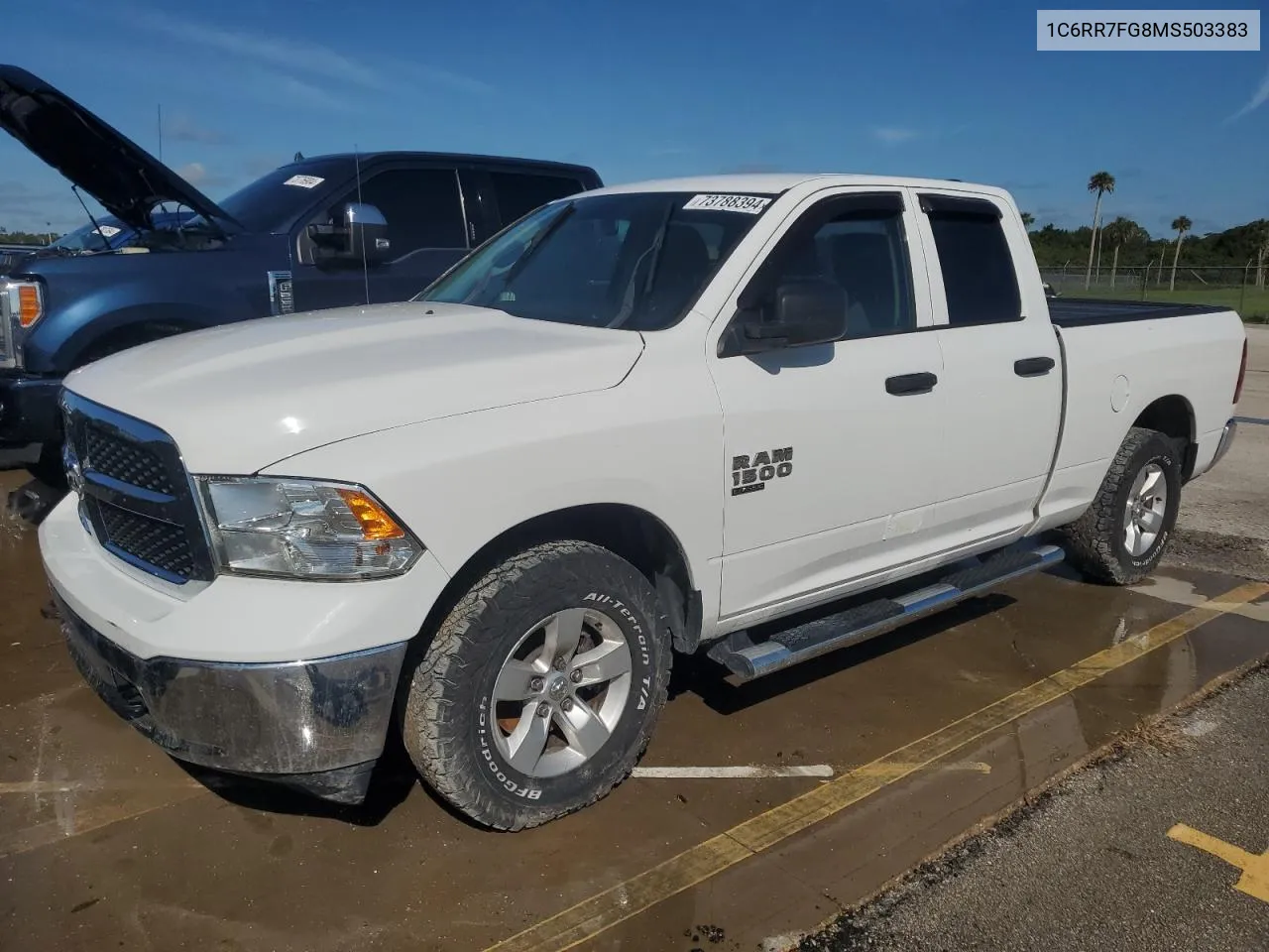 2021 Ram 1500 Classic Tradesman VIN: 1C6RR7FG8MS503383 Lot: 73788394