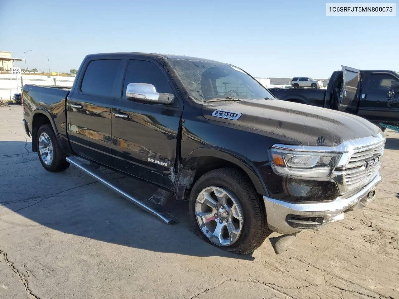 2021 Ram 1500 Laramie VIN: 1C6SRFJT5MN800075 Lot: 73790714