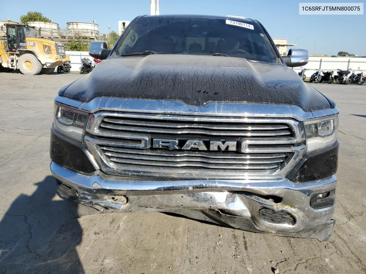 2021 Ram 1500 Laramie VIN: 1C6SRFJT5MN800075 Lot: 73790714