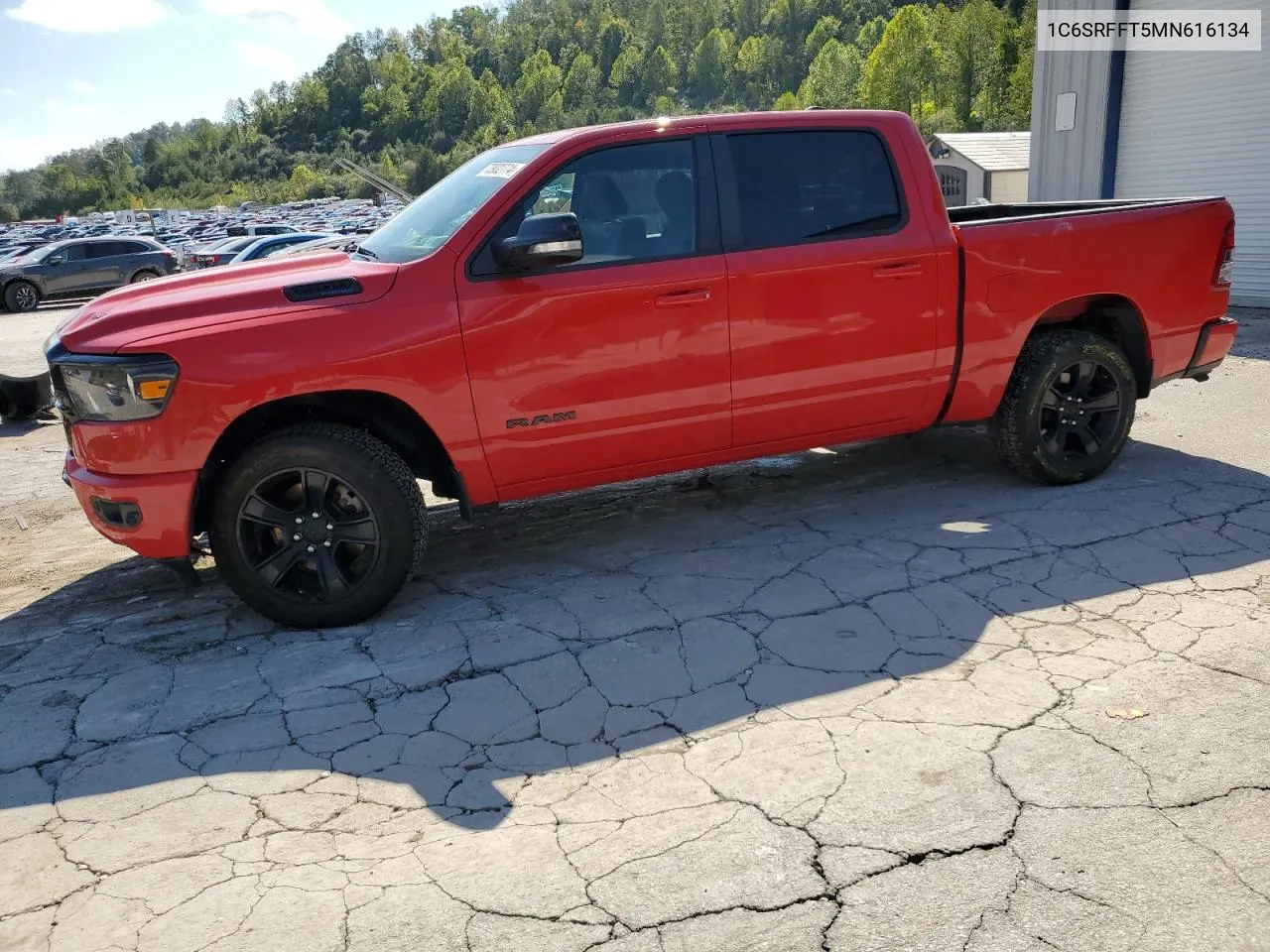 2021 Ram 1500 Big Horn/Lone Star VIN: 1C6SRFFT5MN616134 Lot: 73932774