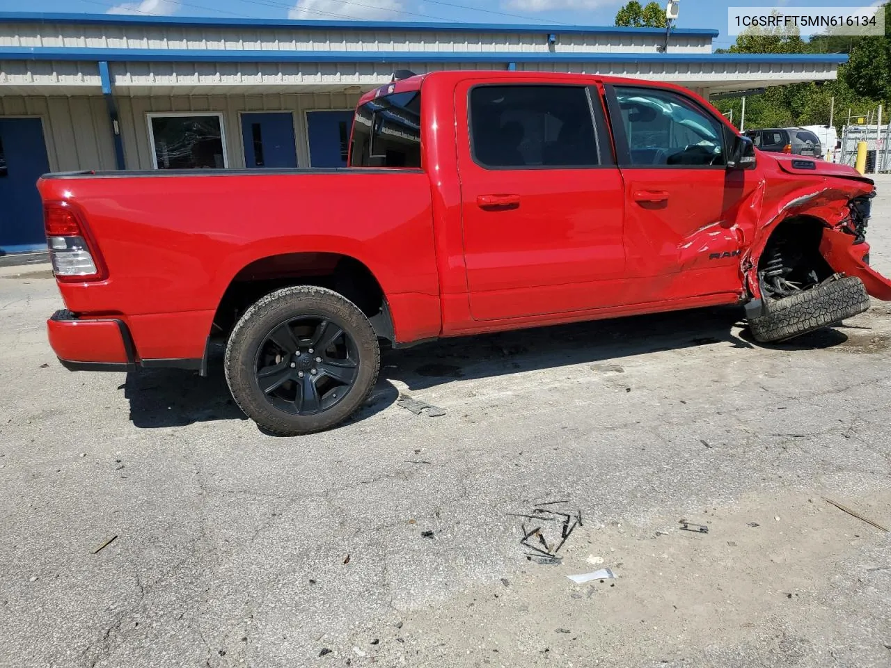 2021 Ram 1500 Big Horn/Lone Star VIN: 1C6SRFFT5MN616134 Lot: 73932774