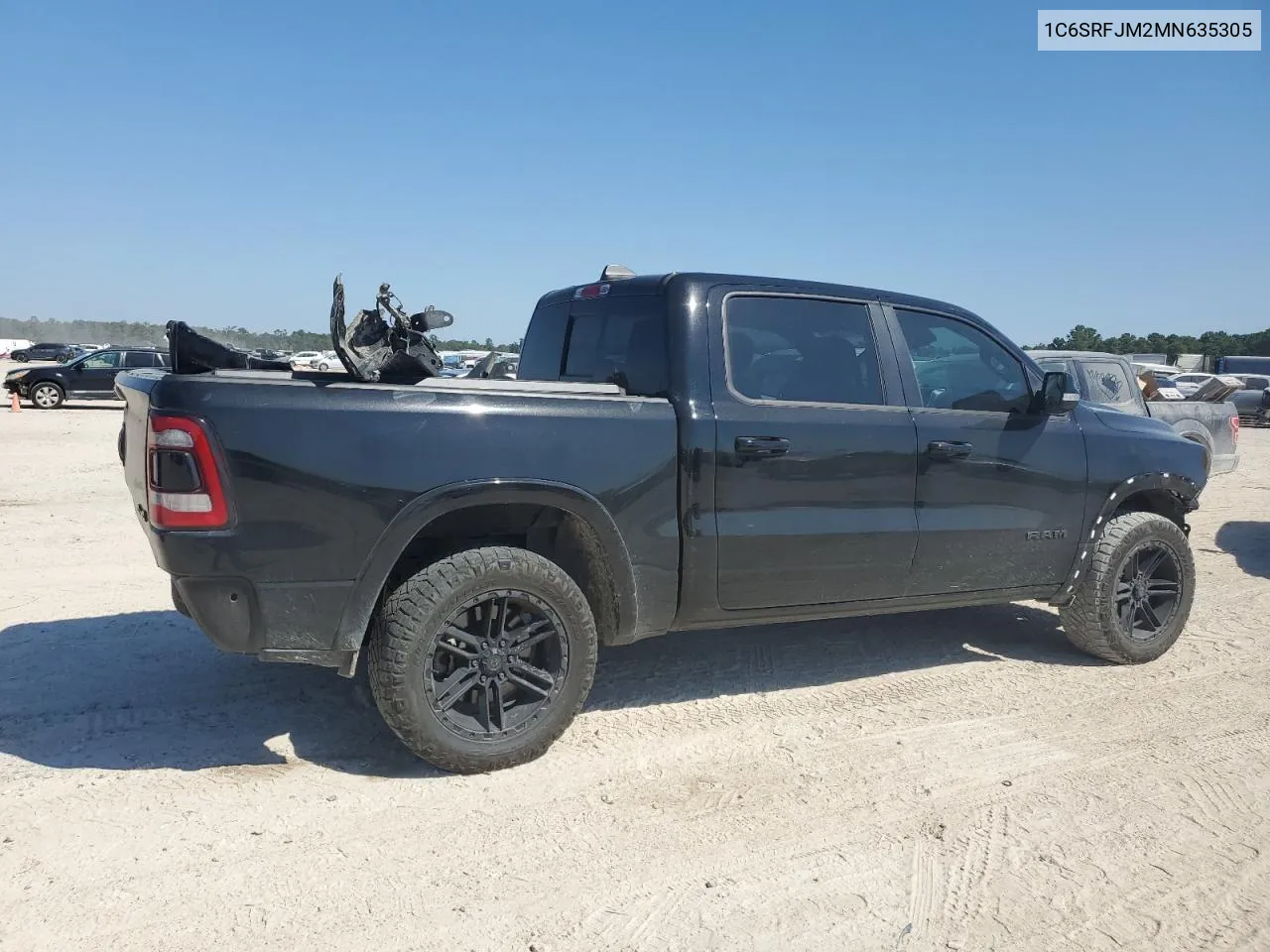 2021 Ram 1500 Laramie VIN: 1C6SRFJM2MN635305 Lot: 73953044