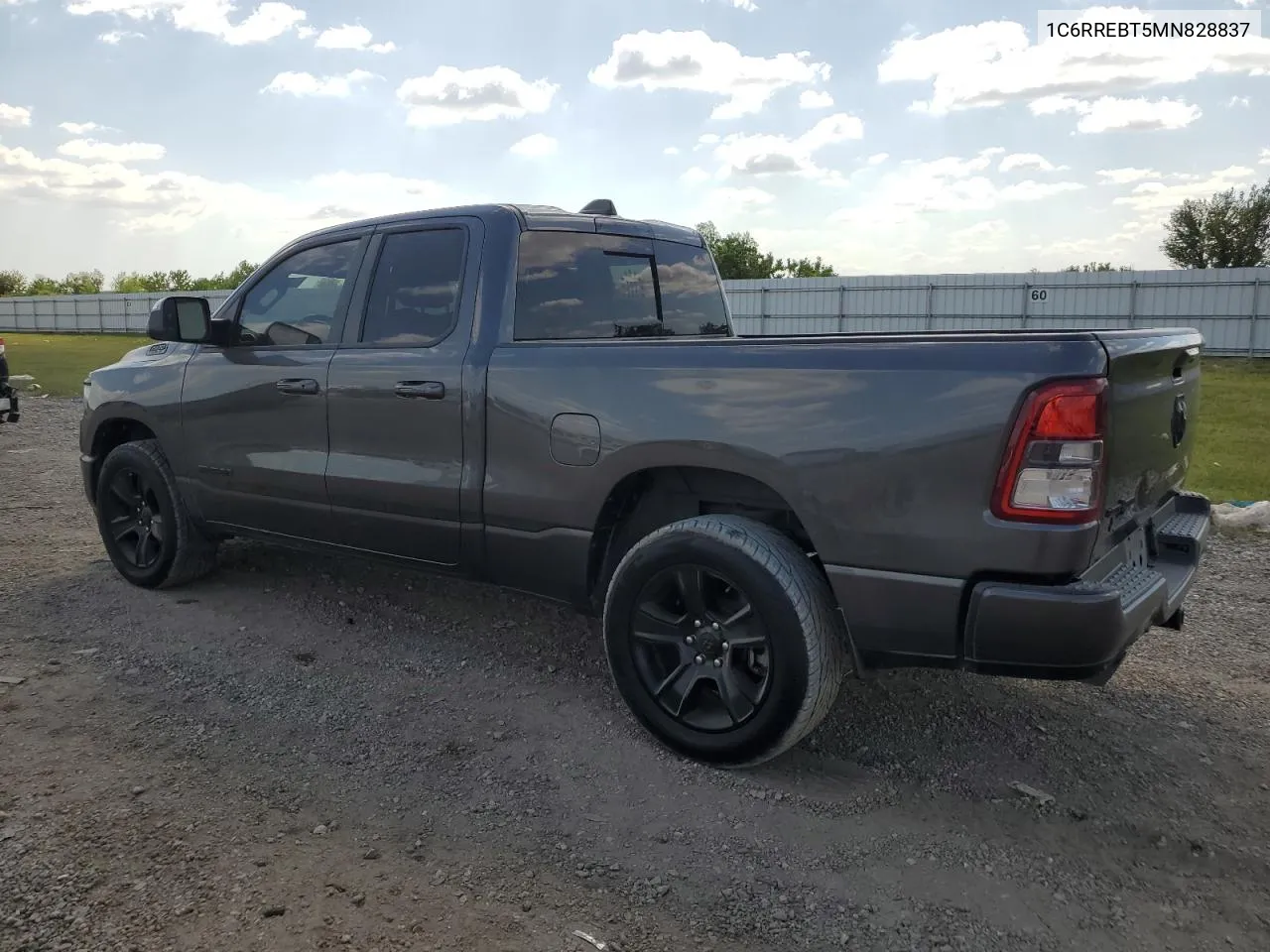 2021 Ram 1500 Big Horn/Lone Star VIN: 1C6RREBT5MN828837 Lot: 74084884