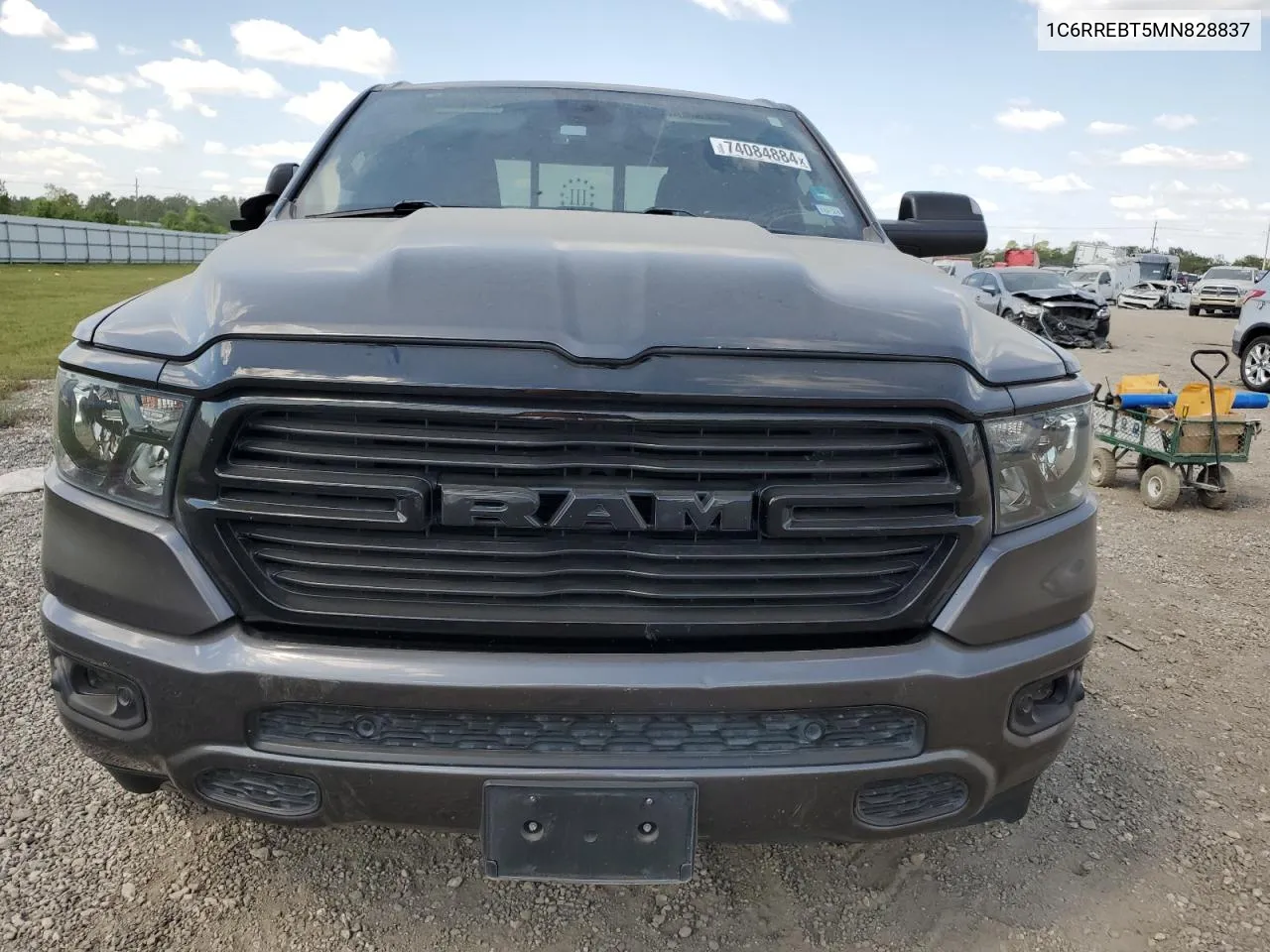 2021 Ram 1500 Big Horn/Lone Star VIN: 1C6RREBT5MN828837 Lot: 74084884