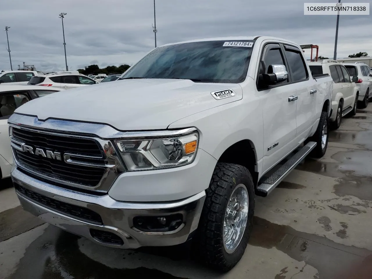 2021 Ram 1500 Big Horn/Lone Star VIN: 1C6SRFFT5MN718338 Lot: 74121784