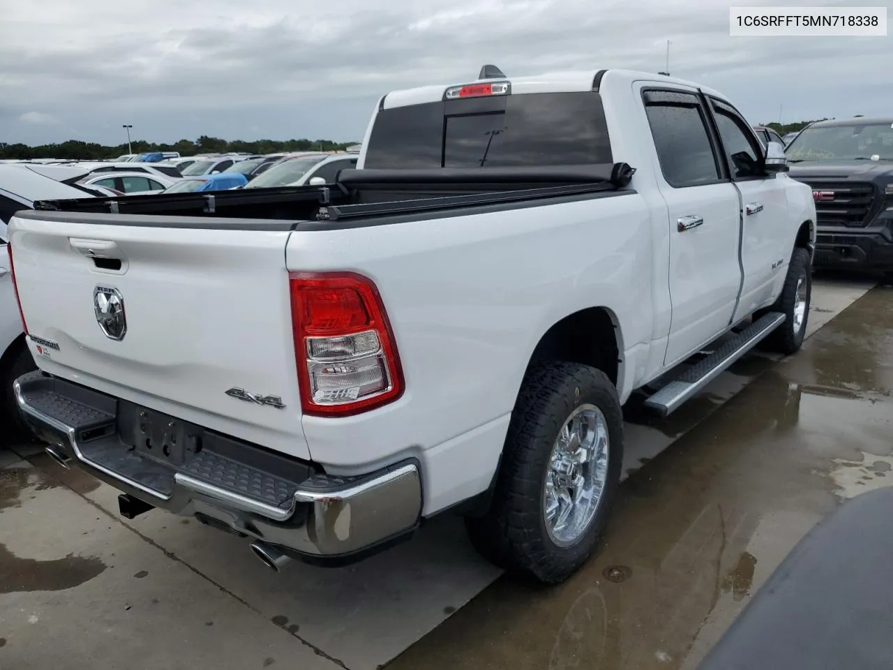 2021 Ram 1500 Big Horn/Lone Star VIN: 1C6SRFFT5MN718338 Lot: 74121784