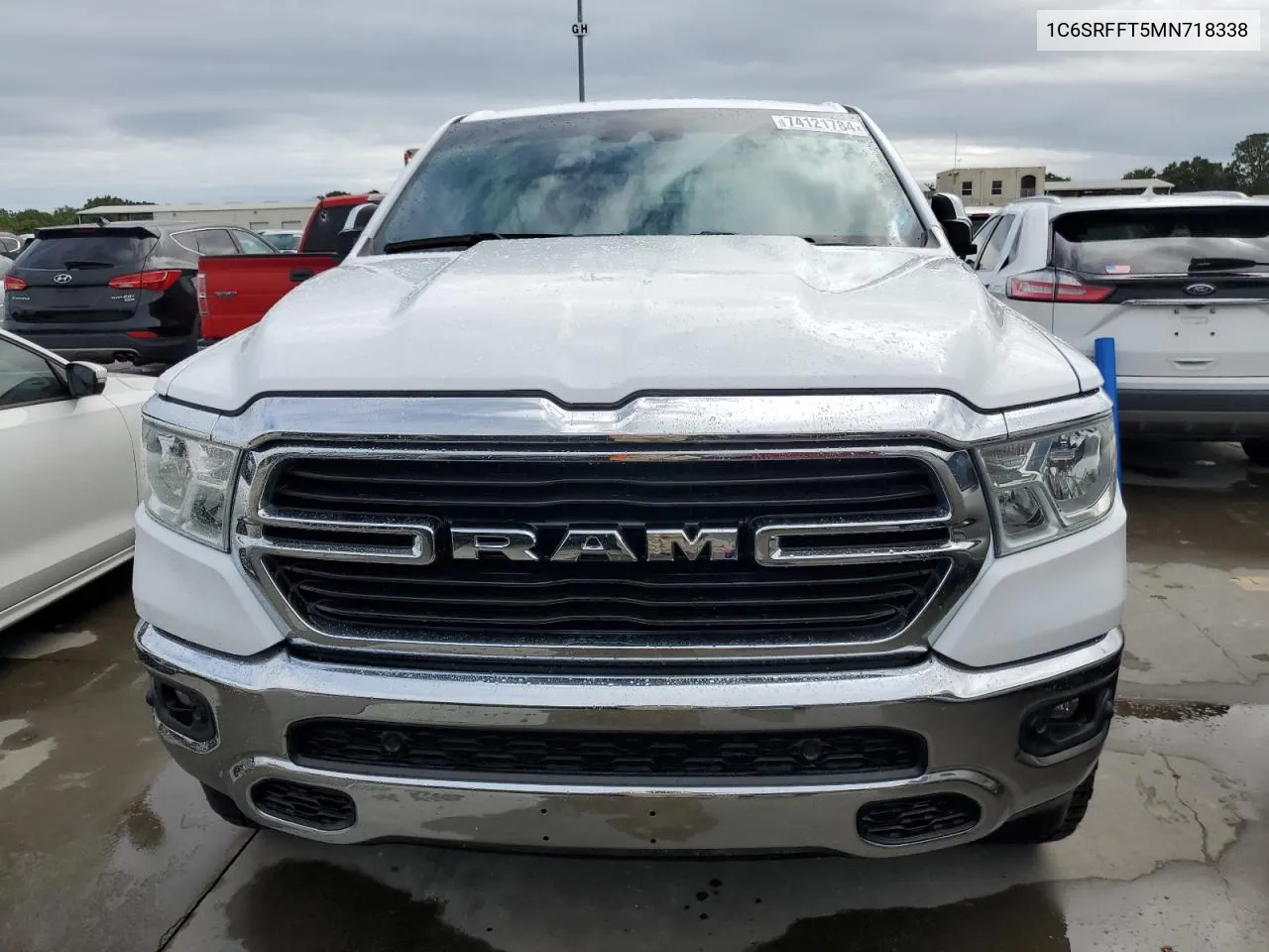 2021 Ram 1500 Big Horn/Lone Star VIN: 1C6SRFFT5MN718338 Lot: 74121784