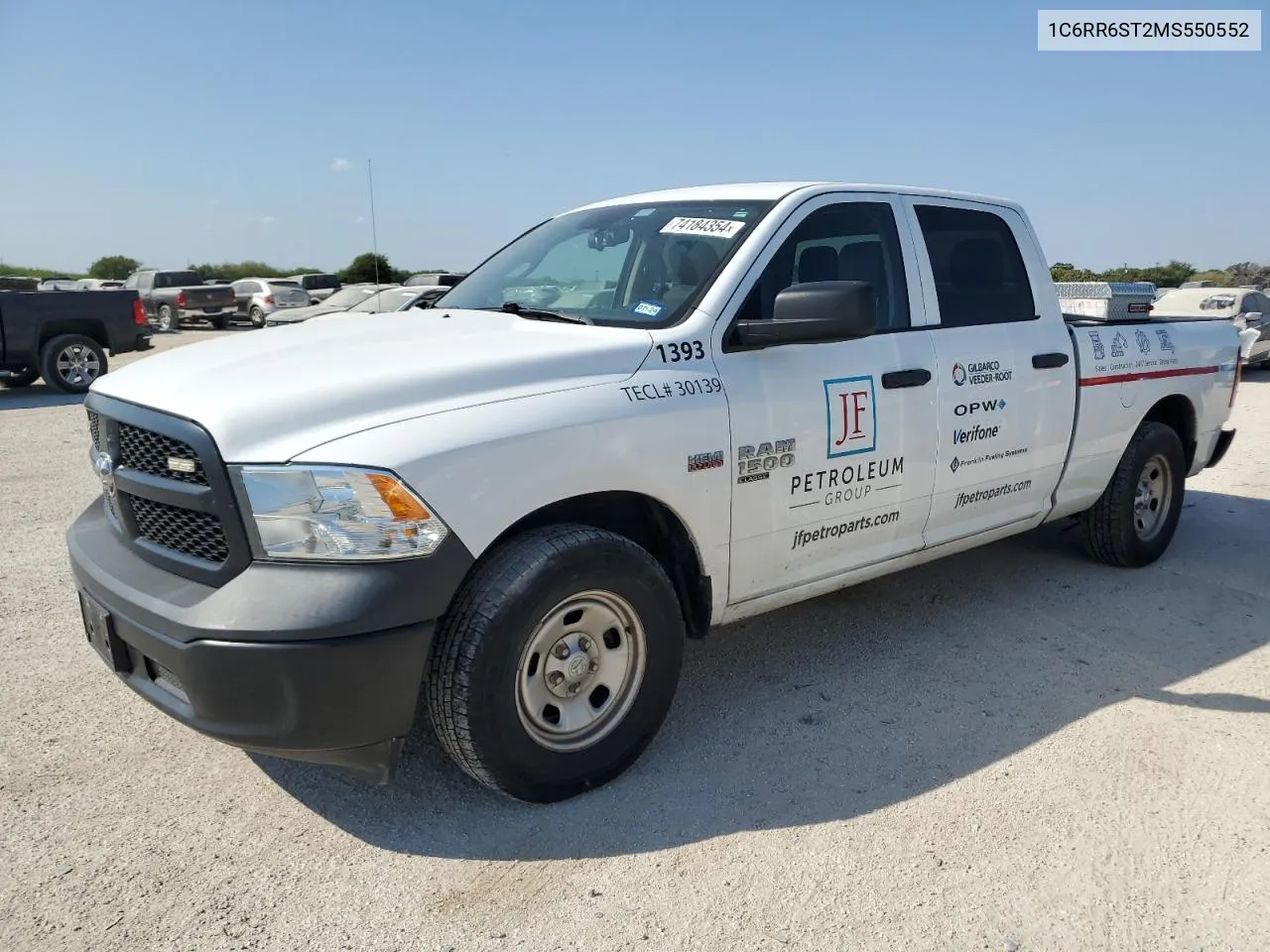 2021 Ram 1500 Classic Tradesman VIN: 1C6RR6ST2MS550552 Lot: 74184354