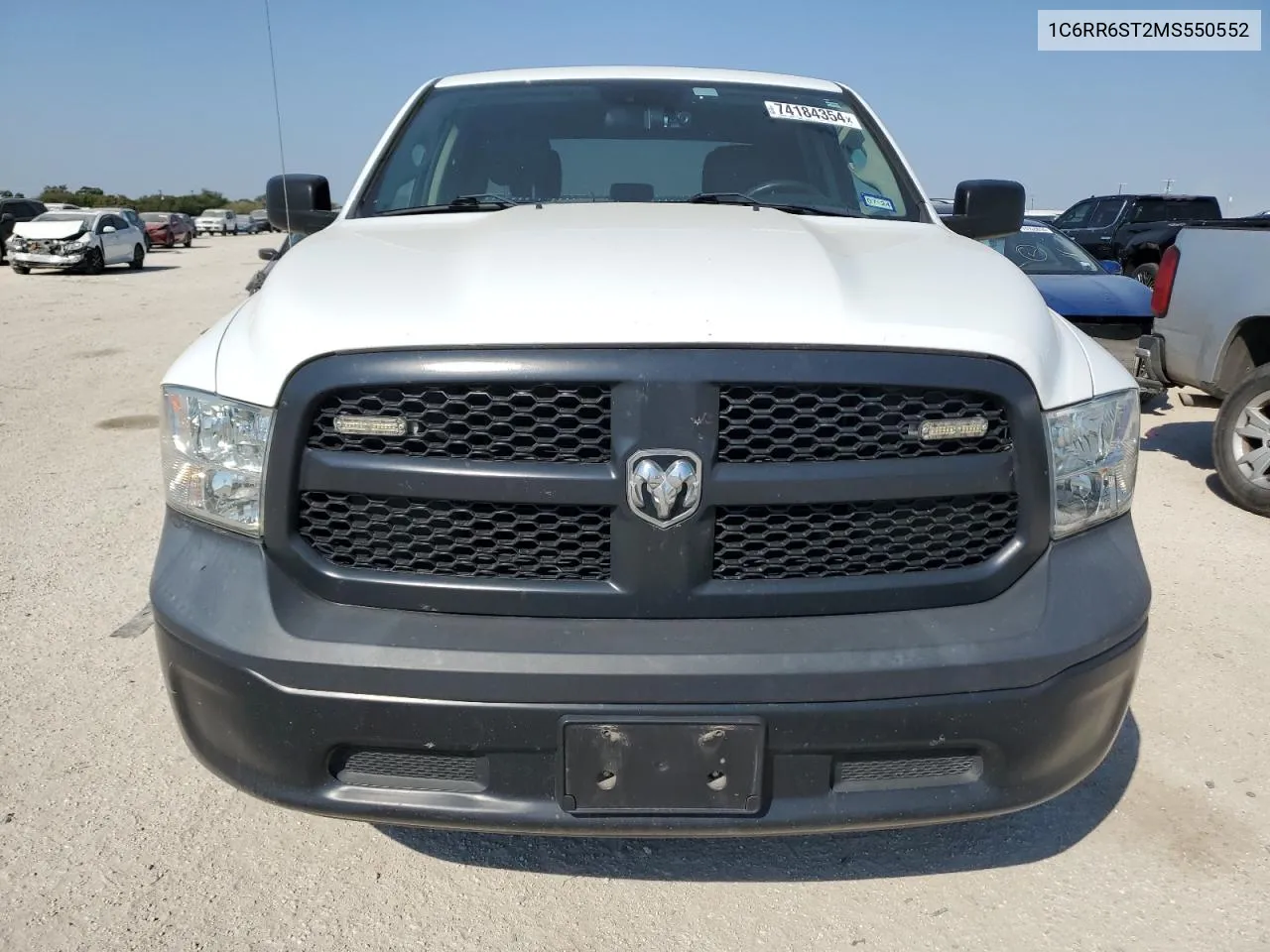 2021 Ram 1500 Classic Tradesman VIN: 1C6RR6ST2MS550552 Lot: 74184354