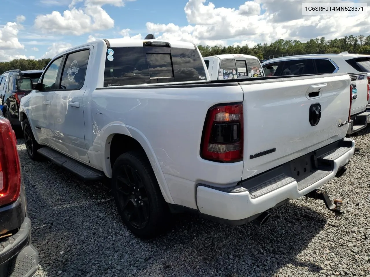 2021 Ram 1500 Laramie VIN: 1C6SRFJT4MN523371 Lot: 74185814