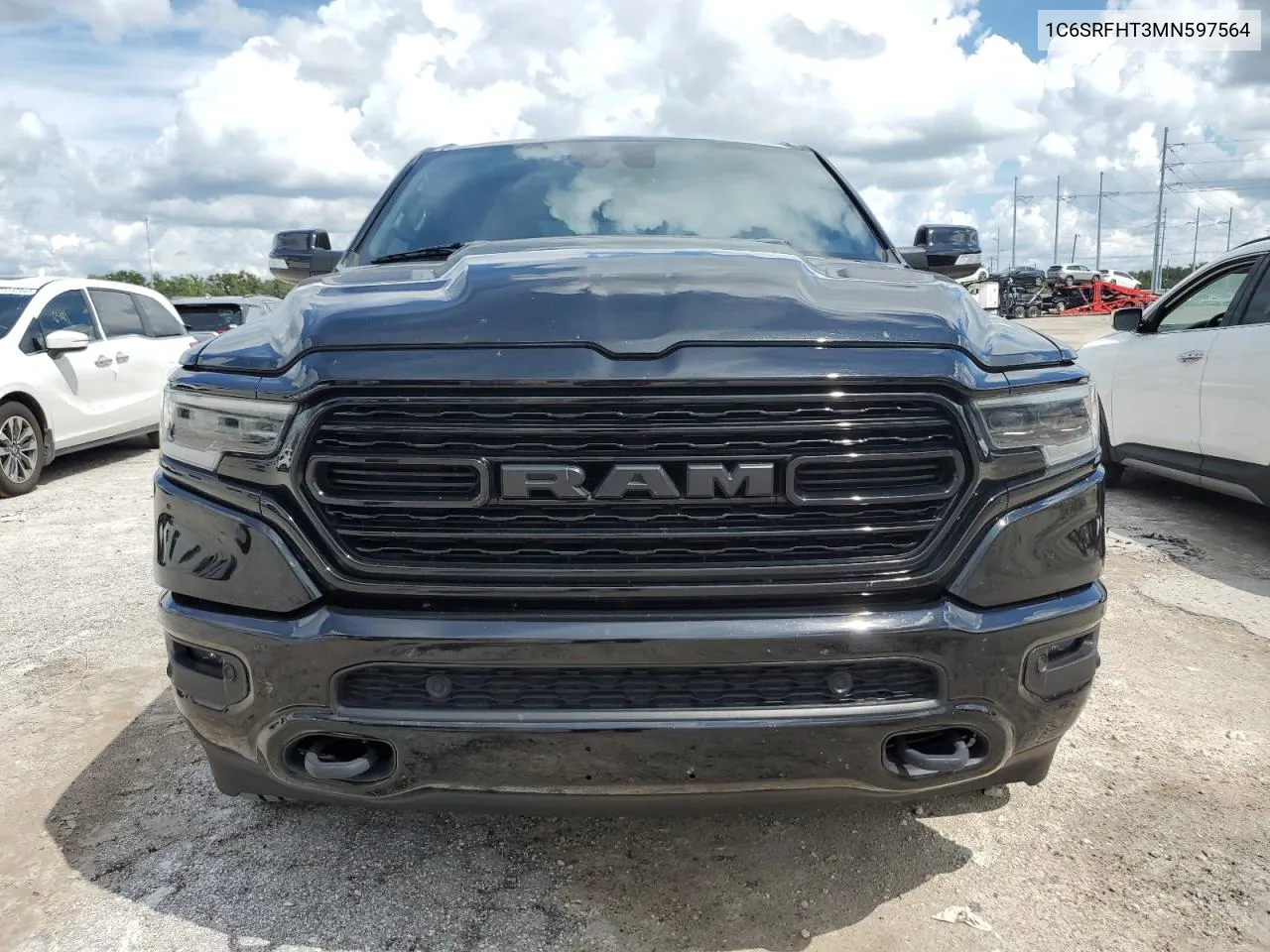 2021 Ram 1500 Limited VIN: 1C6SRFHT3MN597564 Lot: 74257164