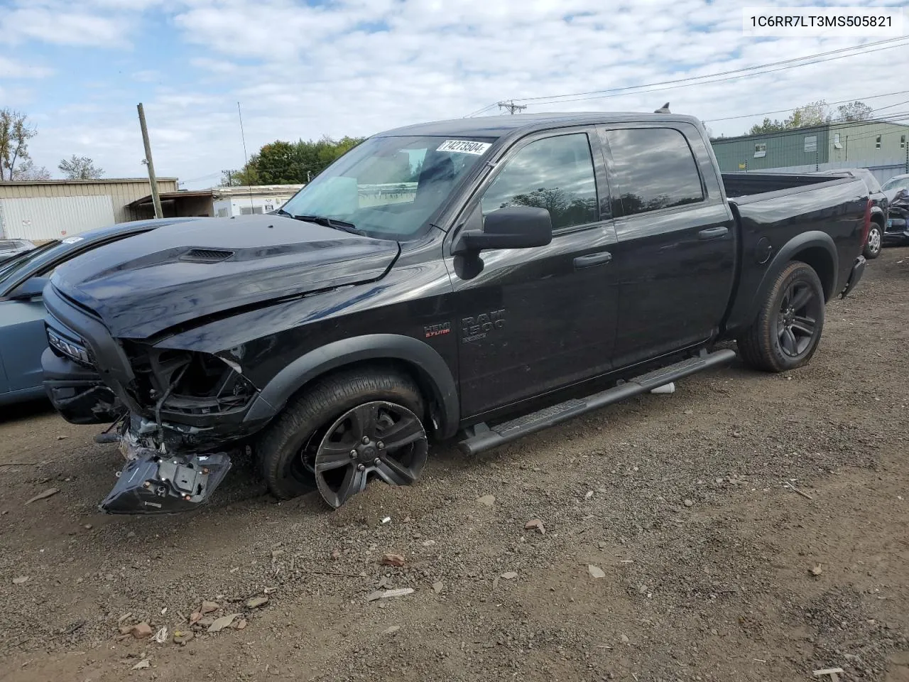 2021 Ram 1500 Classic Slt VIN: 1C6RR7LT3MS505821 Lot: 74273504