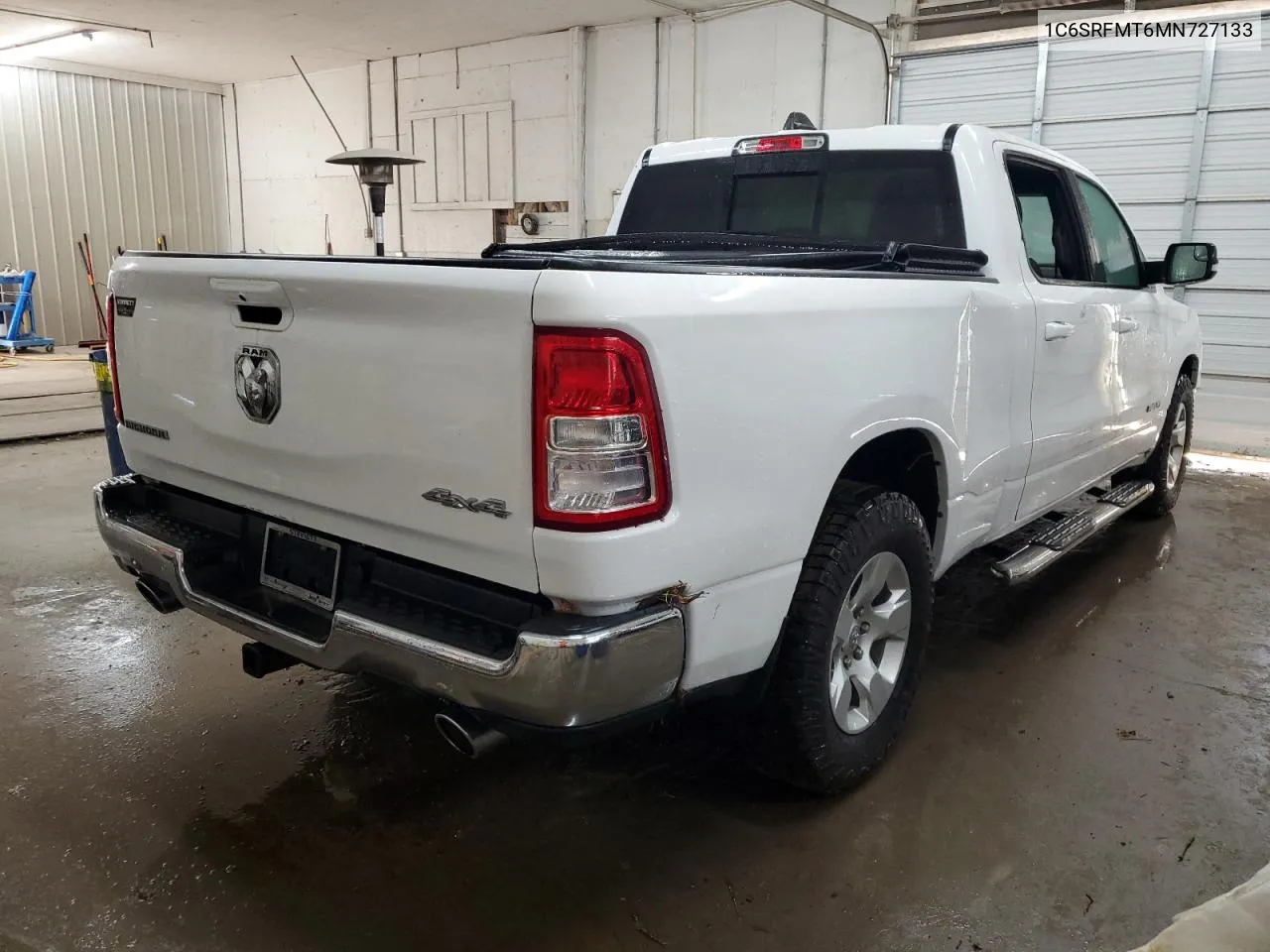 2021 Ram 1500 Big Horn/Lone Star VIN: 1C6SRFMT6MN727133 Lot: 74282524