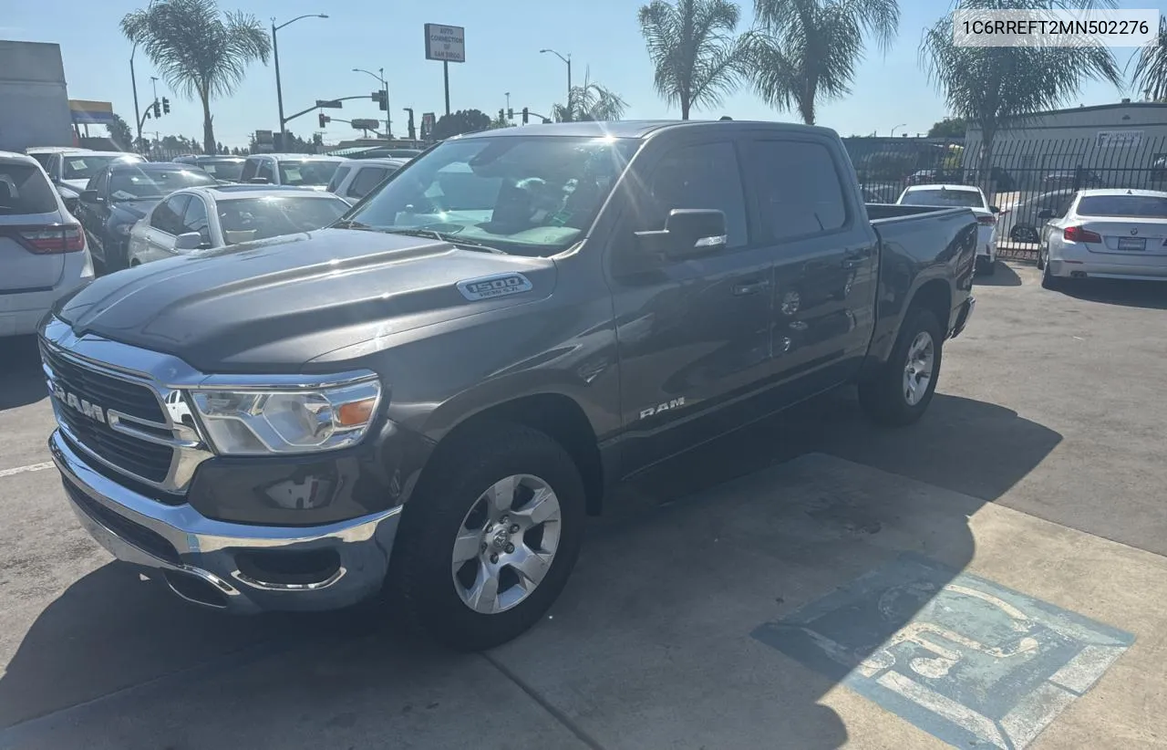 2021 Ram 1500 Big Horn/Lone Star VIN: 1C6RREFT2MN502276 Lot: 74366154