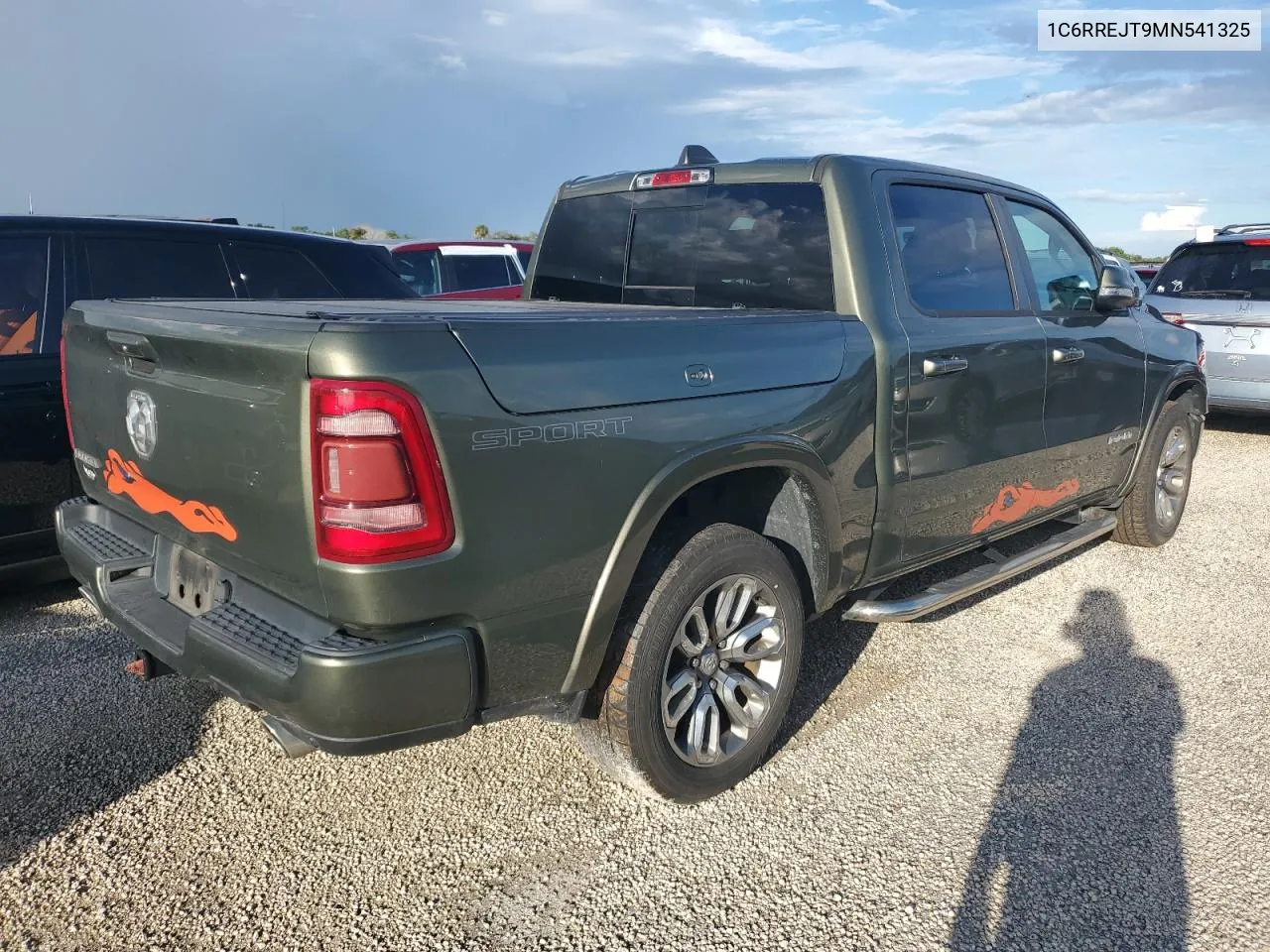 2021 Ram 1500 Laramie VIN: 1C6RREJT9MN541325 Lot: 74385484