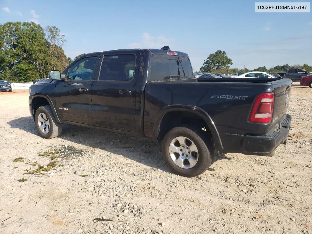 2021 Ram 1500 Laramie VIN: 1C6SRFJT8MN616197 Lot: 74422954