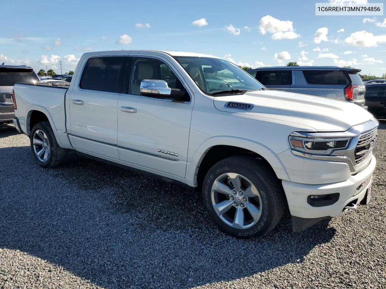 2021 Ram 1500 Limited VIN: 1C6RREHT3MN794856 Lot: 74436974