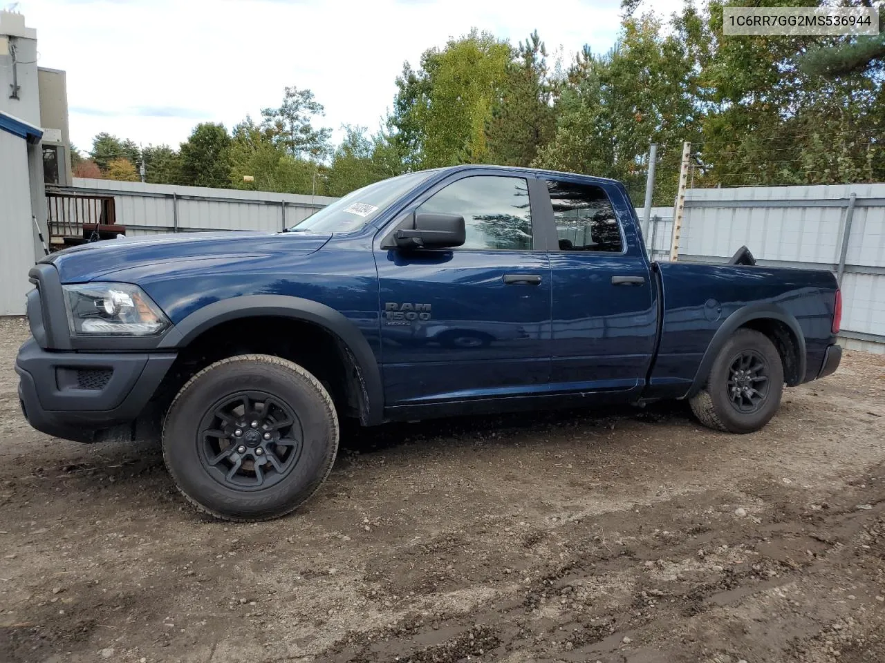 2021 Ram 1500 Classic Slt VIN: 1C6RR7GG2MS536944 Lot: 74443394