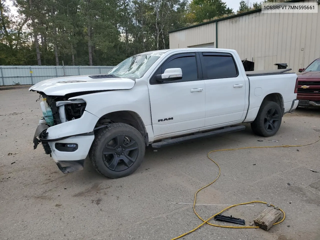 2021 Ram 1500 Sport VIN: 1C6SRFVT7MN595661 Lot: 74487194