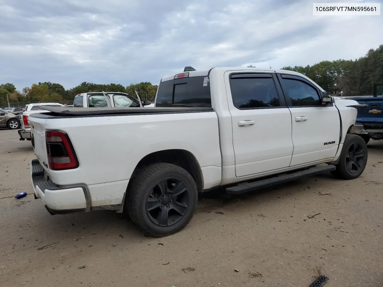 2021 Ram 1500 Sport VIN: 1C6SRFVT7MN595661 Lot: 74487194