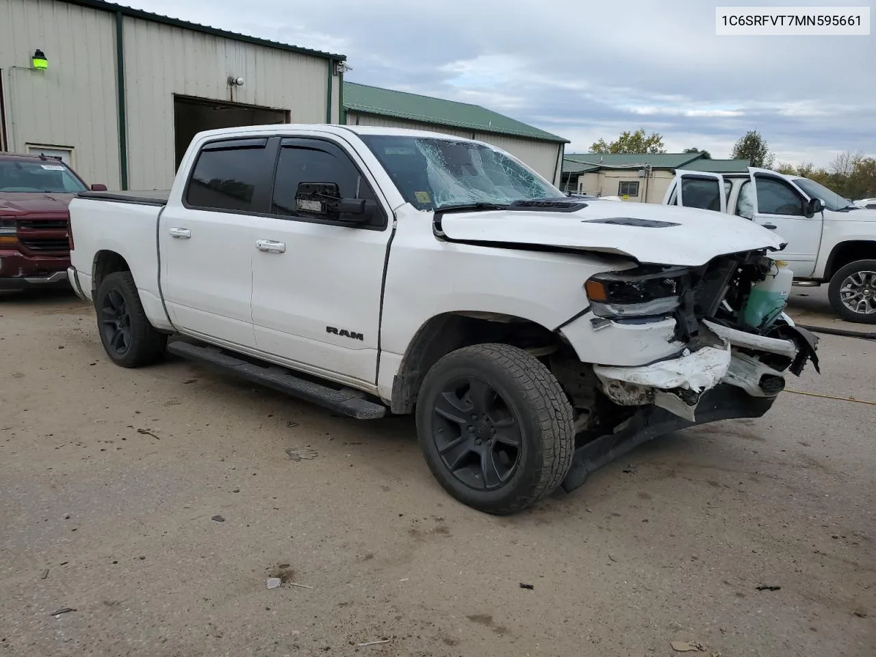 2021 Ram 1500 Sport VIN: 1C6SRFVT7MN595661 Lot: 74487194