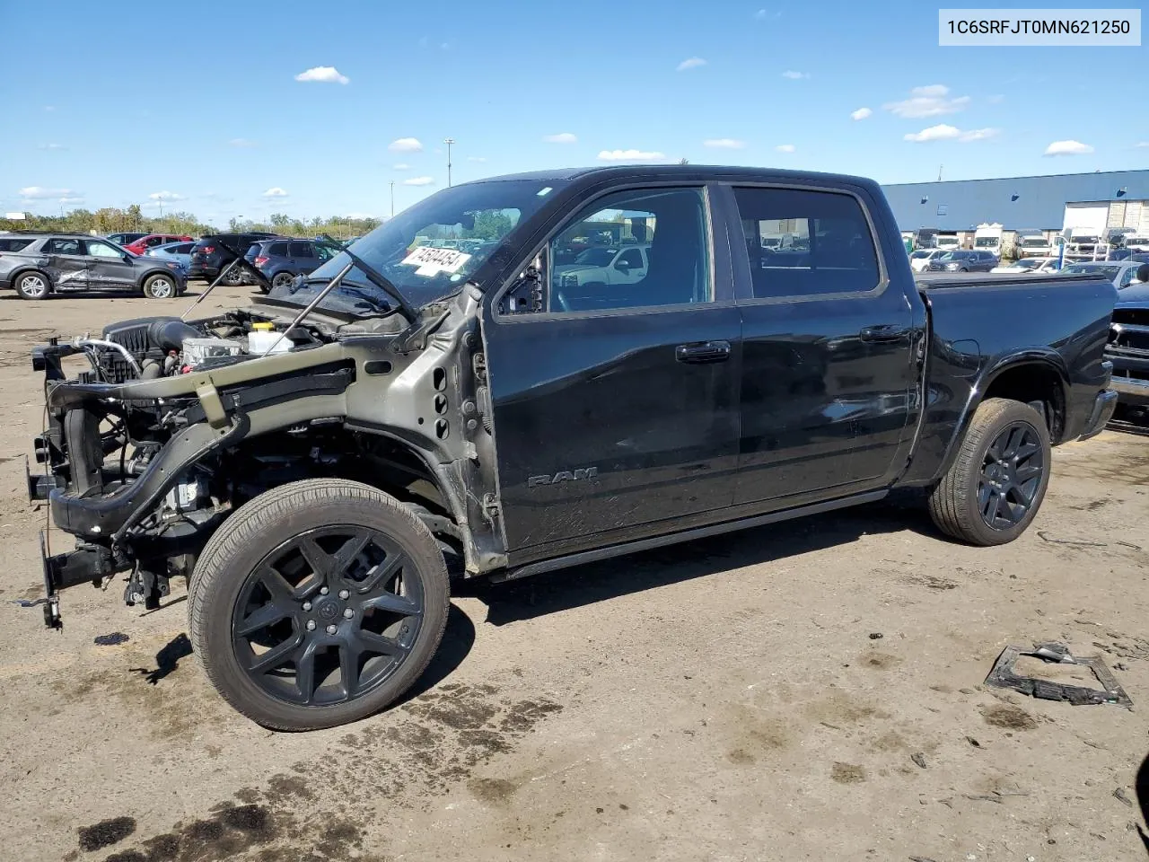 2021 Ram 1500 Laramie VIN: 1C6SRFJT0MN621250 Lot: 74504454