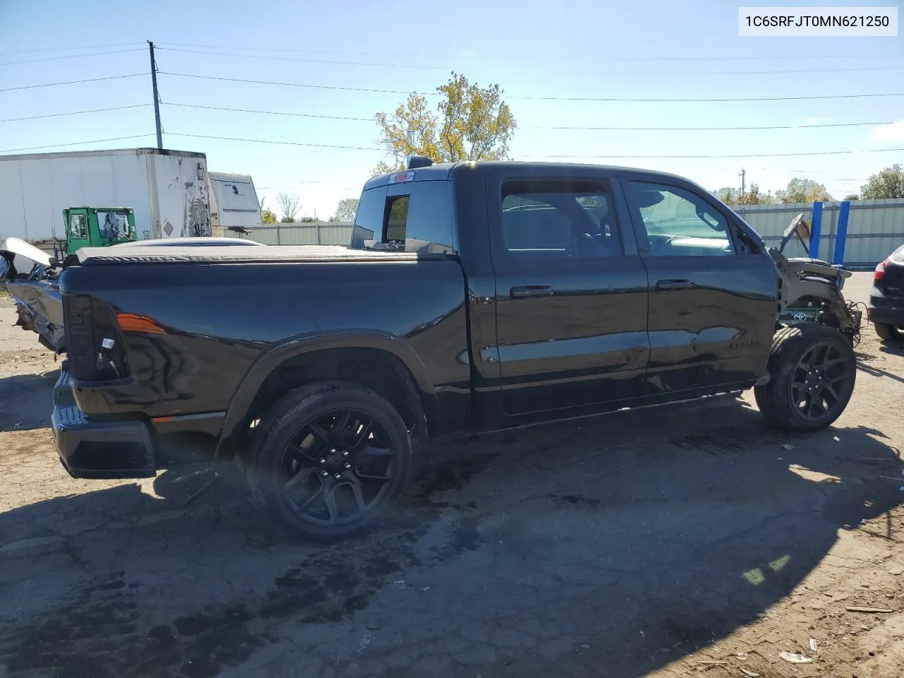 2021 Ram 1500 Laramie VIN: 1C6SRFJT0MN621250 Lot: 74504454