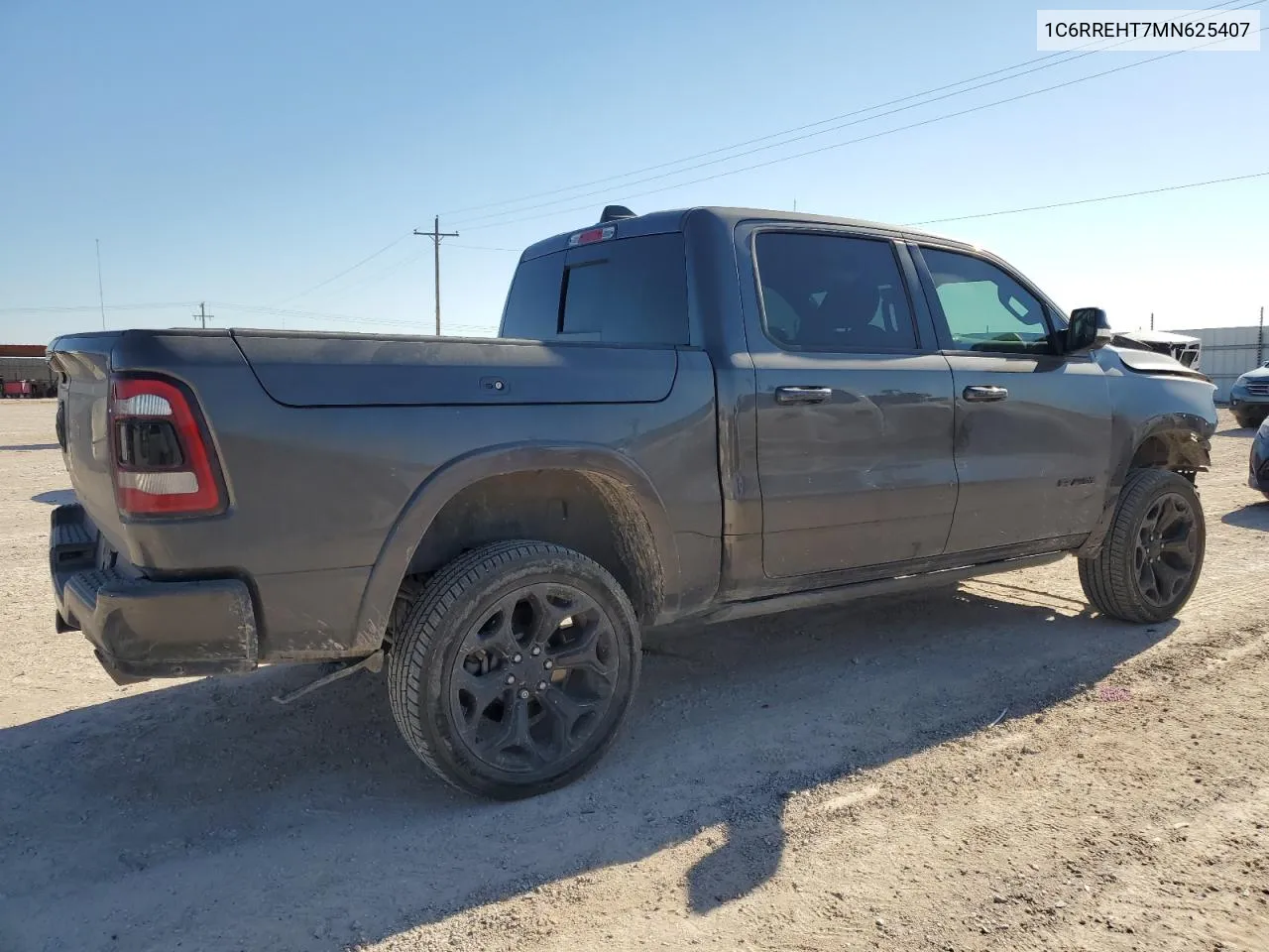 2021 Ram 1500 Limited VIN: 1C6RREHT7MN625407 Lot: 74602154