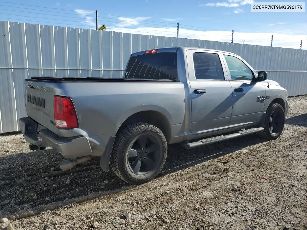 2021 Ram 1500 Classic Tradesman VIN: 3C6RR7KT9MG596179 Lot: 74625534